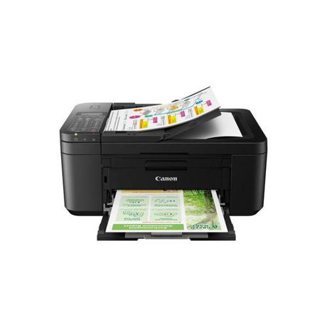 Multifunctional inkjet color Canon Pixma TR4650, dimensiune A4 (Printare, Copiere, Scanare, Fax, Cloud link), duplex, viteza 8.8ppm alb-negru, 4.4ppm color, rezolutie 4800x1200 dpi, alimentare hartie 100 coli + 20 coli ADF, imprimare fara margini, scanner flatbed, ADF, rezolutie scanare 600 X 1200