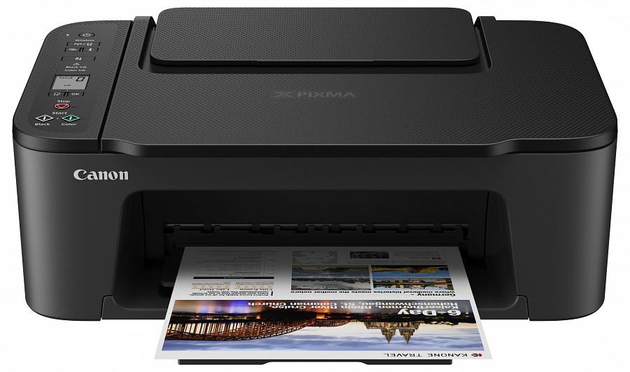 Multifunctional inkjet color Canon Pixma TS3450 Black, dimensiune A4