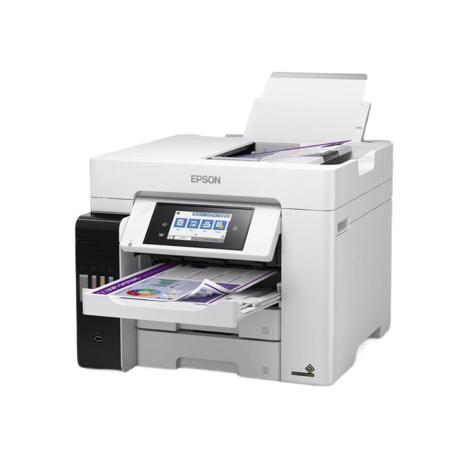 Multifunctional inkjet color CISS Epson L6580, dimensiune A4 (Printare, Copiere, Scanare, Fax), viteza 32 ppm alb-negru, 32ppm color, rezolutie 4800x1200 dpi, alimentare hartie 250 coli, ADF 50 coli scanner CIS rezolutie 1200x2400 dpi, DADF, fax memorie 180 pagini, Limbaje printare: PCL3, PCL5c