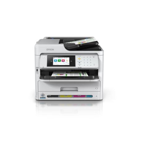 Multifunctional inkjet color Epson WorkForce Pro WF-C5890DWF, dimensiune A4 (Printare, copier, Fax ),duplex, viteza 34ppm alb-negru si color, rezolutie 4.800 x 1.200 dpi, alimentare hartie 250 coli + 50 ADF, Scanner: 24 ipm,rezolutie 1200 x 2400dpi, scan to email, FTP, USB, JPEG, TIFF, PDF, Senzor