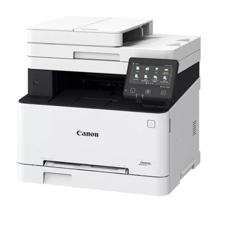 Multifunctional laser color Canon MF657Cdw, dimensiune A4(Printare ,Copiere, Scanare, Fax), viteza max 21ppm, duplex, rezolutie max1200x1200dpi, processor 800Mhz x 2, memorie 1 GB RAM, ADF 50 paginiduplex ,alimentare cu hartie 250 coli, limbaj de printare: UFRII, PCL5c2, PCL6, Adobe® PostScript3