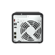 NAS QNAP 464 4-Bay, CPU Intel® Celeron® N5105/N5095 4-core/4-thread Processor, RAM 8 GB DDR4 (onboard, not expandable), HDD 4 x 2.5"/3.5" SATA 6Gbps + 2 x M.2 2280 PCIe Gen 3 x1 SSD slots (neincluse), LAN: 2 x 2.5GbE (optional 10GbE expansion via a PCIe card),  USB3.2 Gen2: 2 x Type-A USB2.0: 2