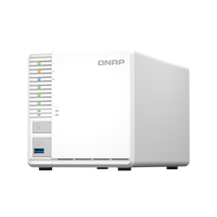 NAS QNAP 262 3-Bay, CPU Intel® Celeron® N5105/N5095 4-core/4-thread Processor, RAM 8 GB (onboard, not expandable), HDD 3.5" SATA 6Gb/s (support  2.5" via optional TRAY-25-NK-BLK03) (neincluse), LAN: 1 x 2.5GbE,  USB3.2 Gen2: 2 USB3.2 Gen1: 1, Tower, Adapter, garantie 2 ani