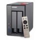 NAS QNAP 251+ 2-Bay, CPU Intel Celeron 2.0GHz Quad Core (max. 2.42GHz), 2GB DDR3L (max. 8GB), 2.5/3.5 SATA 6Gb/s, 3Gb/s HDD (neincluse), 2xGbE LAN USB3.0: 2 USB2.0: 2, tower, adaptor alimentare, garantie 2 ani