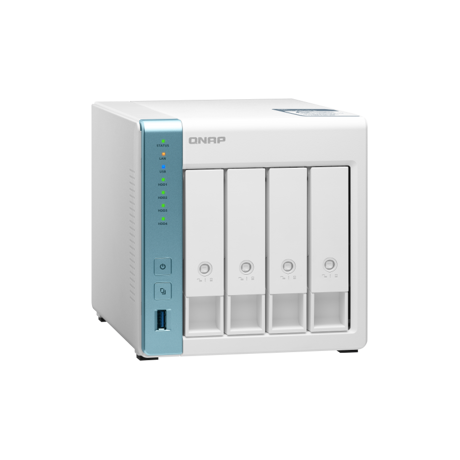 NAS QNAP 431P3 4-Bay, CPU Annapurna Labs Alpine AL-314 1.7GHz Quad Core, RAM 4GB DDR3L SODIMM (Max. 8GB), 2.5/3.5 SATA 6Gbps HDD (neincluse), LAN: 1 x 2.5GbE + 1 x GbE, USB3.0: 3, tower, adaptor alimentare, garantie 2 ani