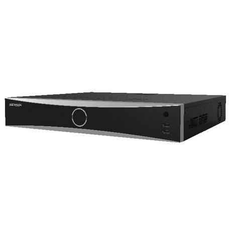 Hikvision NVR DS-7716NXI-K4 Up to 16-ch IP camera inputs, 16-ch synchronous playback,Up to 4 SATA interfaces for HDD connection (up to 10 TB capacity per HDD),2 self-adaptive 10/100/1000 Mbps Ethernet interfaces, Bandwidth 160 Mbps, Network Interface 2 RJ-45 10/100/1000 Mbps self-adaptive Ethernet