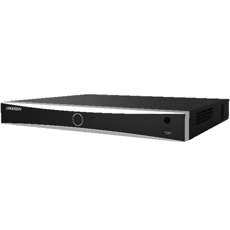 Hikvision NVR DS-7616NXI-K2 ,16-ch synchronous playback, Up to 2 SATA interfaces for HDD connection (up to 10 TB capacity per HDD), 1 self- adaptive 10/100/1000 Mbps Ethernet interface,IP Video Input 16-ch, Bandwidth 160 Mbps, Resolution 12 MP, Network Interface 1 RJ-45 10/100/1000 Mbps