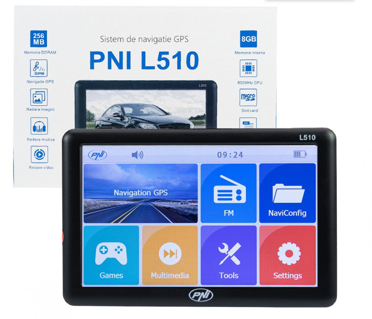 Sistem de navigatie GPS PNI L510S