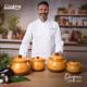 ﻿OALA CERAMICA CU CAPAC, 14.5x16 CM, 3 L, NICOLAI TAND, ORIGINI, COOKING BY HEINNER