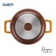 SEMIOALA ALUMINIU TURNAT + CAPAC 24x12 CM,3.9L, NICOLAI TAND, ORIGINI, COOKING BY HEINNER
