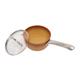 CASEROLA ALUMINIU + CAPAC 16x7.5 CM, 1.2L, CERÂMICA DO BRAZIL, COOKING BY HEINNER