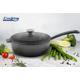 TIGAIE  ADANCA FONTA EMAILATA + CAPAC 24 X 8 CM, 2.5 L, MARBLE GREY, COOKING BY HEINNER