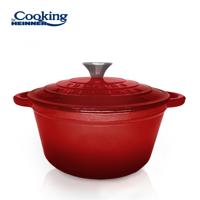 SEMIOALA FONTA+CAPAC 24x11.5CM,4L, RED LINE, COOKING BY HEINNER