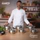 SEMIOALA INOX+CAPAC 24X13.5 CM, 6L, NICOLAI TAND, ORIGINI, COOKING BY HEINNER