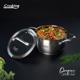 CRATITA INOX+CAPAC 16X9 CM, 1.8L, NICOLAI TAND, ORIGINI, COOKING BY HEINNER
