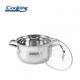SEMIOALA INOX+CAPAC 18 X 10.5 CM, 2.6 L, AMIRA, COOKING BY HEINNER