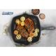TIGAIE GRILL FONTA EMAILATA  26.5 X 4.5 CM, MARBLE GREY, COOKING BY HEINNER