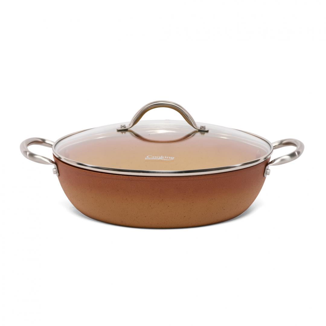 CRATITA ALUMINIU+CAPAC 28x7.5 CM, 3.7L, CERÂMICA DO BRAZIL, COOKING BY HEINNER