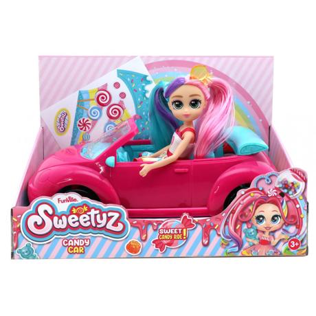 PAPUSA SWEETYZ  SI MASINA DECAPOTABILA