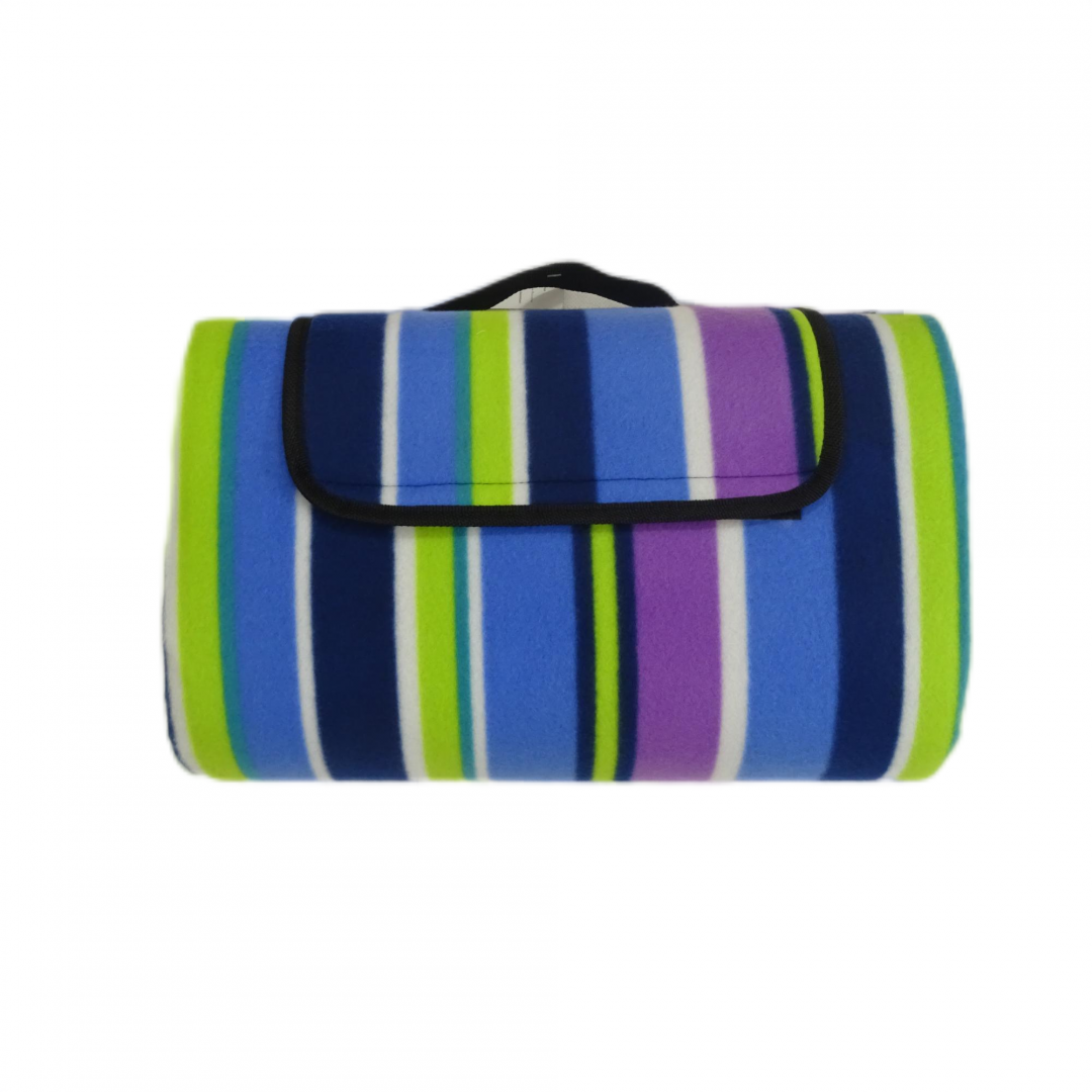 Patura picnic fleece 130x150 cm Stripe HR-PCBLK150-STR