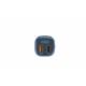 Modulator FM Serioux ABFM46, Bluetooth 5.0 , raza actiune de până la 5 m, voltaj intrare: 1x DC 12V/24V, 2 porturi USB: 1 X USB QC3.0 1 x USB audio (pana la 32 GB), format muzica: MP3/WMA/WAV, frecvența FM: 87.5MHz - 108.0MHZ , microfon incorporat, functii:răspunde/respinge/handsfree/reapelare