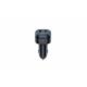 Modulator FM Serioux ABFM46, Bluetooth 5.0 , raza actiune de până la 5 m, voltaj intrare: 1x DC 12V/24V, 2 porturi USB: 1 X USB QC3.0 1 x USB audio (pana la 32 GB), format muzica: MP3/WMA/WAV, frecvența FM: 87.5MHz - 108.0MHZ , microfon incorporat, functii:răspunde/respinge/handsfree/reapelare