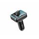 Modulator FM Serioux AMFM45, Bluetooth V5.0, conectare automată, raza de actiune de până la 5 metri, voltaj intrare: DC 12/24V, ieșire: USB QC3.0, frecvența FM: 87.5MHz - 108.0MHZ, format muzica: MP3/WMA/WAV , USB audio (pana la 32 GB), slot MicroSD ( pana la 32 GB), microfon incorporat , functii