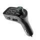Modulator FM Serioux AMFM15, Bluetooth V5.0, conectare automată, raza de actiune de până la 5 metri, voltaj intrare: DC 12/24V, ieșire 5V 2.4A max., frecvența FM: 87.5MHz - 108.0MHZ, format muzica: MP3/WMA/WAV, USB audio (pana la 32 GB), slot MicroSD (pana la 32 GB), AUX, microfon incorporat