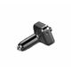 Modulator FM Serioux AMFM45, Bluetooth V5.0, conectare automată, raza de actiune de până la 5 metri, voltaj intrare: DC 12/24V, ieșire: USB QC3.0, frecvența FM: 87.5MHz - 108.0MHZ, format muzica: MP3/WMA/WAV , USB audio (pana la 32 GB), slot MicroSD ( pana la 32 GB), microfon incorporat , functii