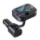 Modulator FM Serioux AMFM67, Bluetooth V5.0, conectare automată, raza de actiune de până la 5 metri, voltaj intrare: DC 12/24V, ieșire: Type-C, USB 2.4A+18W, frecvența FM: 87.5MHz - 108.0MHZ, format muzica: MP3/WMA/WAV , USB audio (pana la 32 GB), AUX, microfon dual incorporat , functii