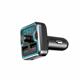 Modulator FM Serioux AMFM45, Bluetooth V5.0, conectare automată, raza de actiune de până la 5 metri, voltaj intrare: DC 12/24V, ieșire: USB QC3.0, frecvența FM: 87.5MHz - 108.0MHZ, format muzica: MP3/WMA/WAV , USB audio (pana la 32 GB), slot MicroSD ( pana la 32 GB), microfon incorporat , functii