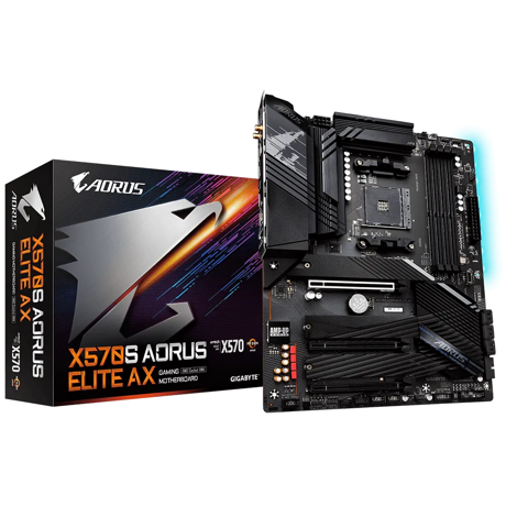 Placa de baza Gigabyte X570S AORUS ELITE AX, Socket AM4