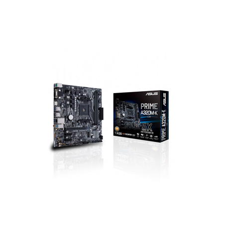 Placa de baza ASUS AMD PRIME A320M-K/CSM AM4 DDR4, 2x DDR4, 1x HDMI, 1x PCIe x16, 2x PCIe x1, 1x M.2, 4x SATA 6Gb/s, Gigabit LAN, mATX