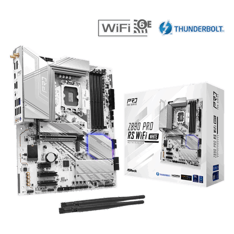 Placa de Baza ASROCK Z890 PRO RS WIFI WHITE LGA1851