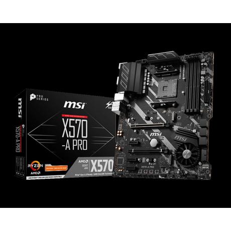 Placa de baza MSI X570-A PRO, socket AM4