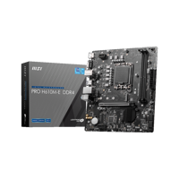 Placa de baza MSI PRO H610M-E LGA1700 DDR4