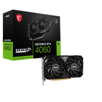 Placa Video MSI GEFORCE RTX 4060 VENTUS 2X BLACK OC 8GB GDDR6 128 bit, 3x DP 1x HDMI