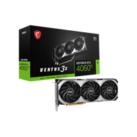 Placa Video MSI GEFORCE RTX 4060 TI VENTUS 3X E 8G OC GDDR6 128 bit, PCIE 4.0, 3x DP 1x HDMI