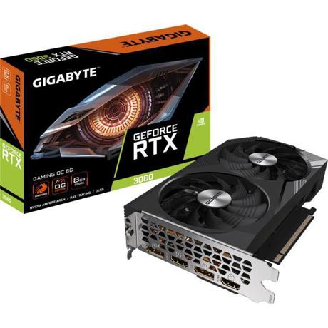 GeForce RTX™ 3060 GAMING OC 8G (rev. 2.0) 8 GB GDDR6 128 bit PCI-E 4.0 DisplayPort 1.4a *2 HDMI 2.1 *2 ATX