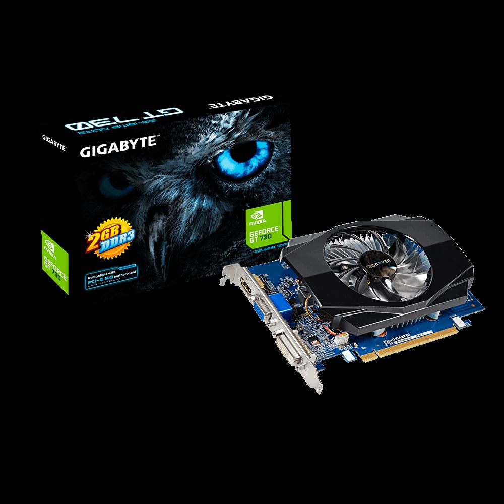 Placa video GIGABYTE GV-N730D3-2GI, 2GB, GDDR3, 64 bit