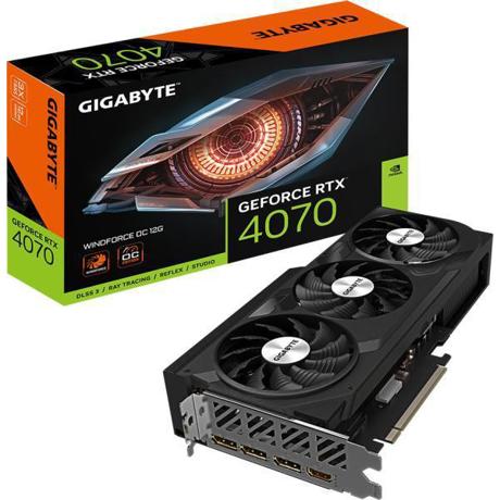 Placa video Gigabyte GeForce RTX 4070 WINDFORCE OC 12GB