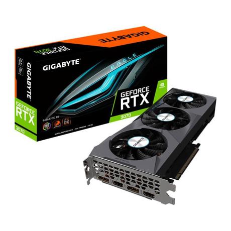 Placa video Gigabyte GeForce RTX 3070 Eagle OC LHR 2.0 8GB GDDR6 256-bit