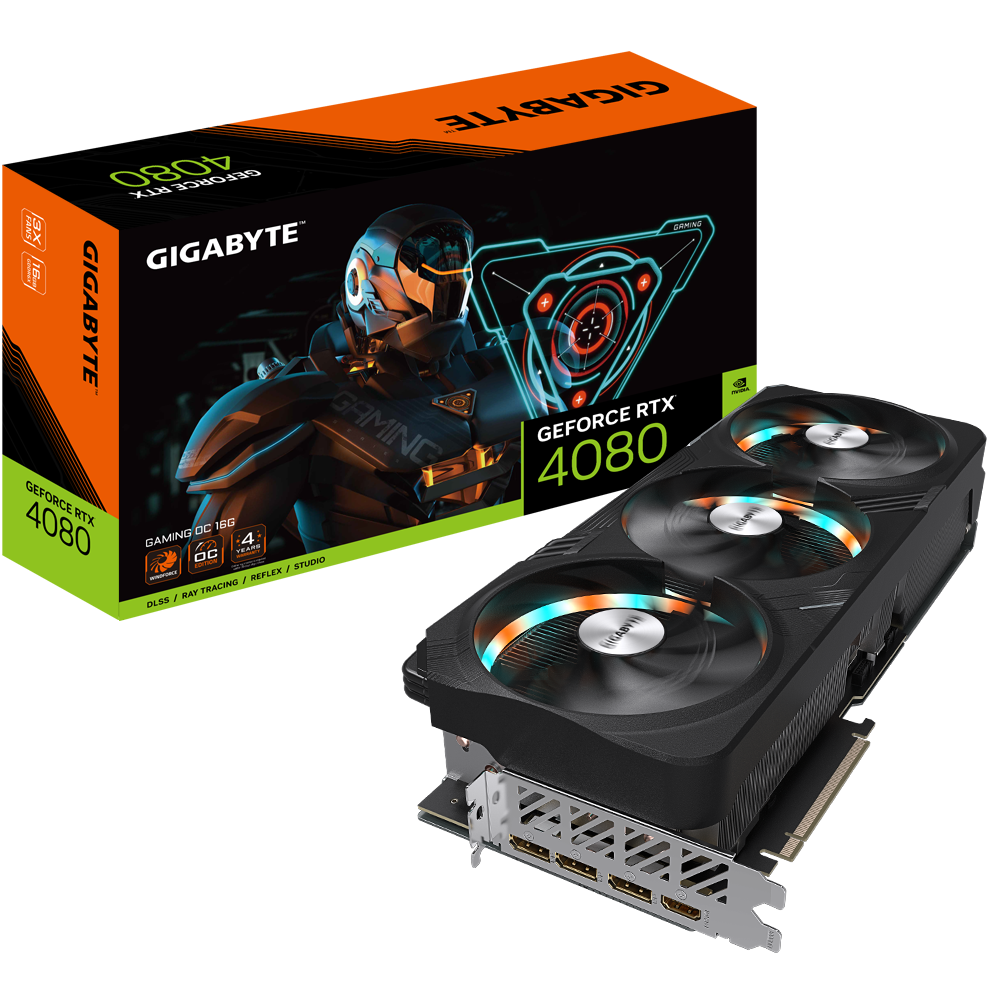 Placa video Gigabyte GeForce RTX 4080 16GB GAMING OC