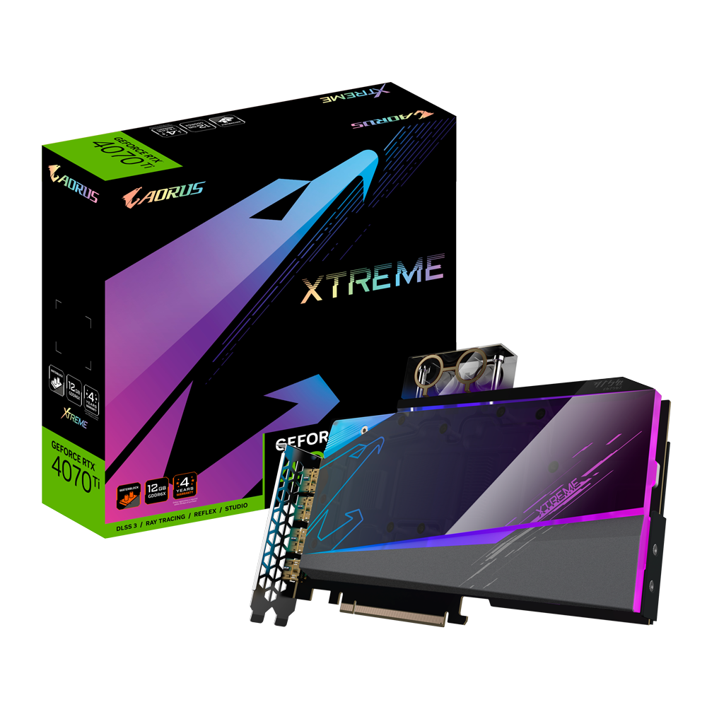 Graphics Processing GeForce RTX™ 4070  GV-N407TAORUSX WB-12GD