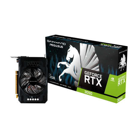 Placa Video GAINWARD GEFORCE RTX 3050 PEGASUS 6GB GDDR6 96 bit, PCIE Gen4, DP DVI-D