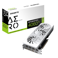 Placa video Gigabyte GeForce RTX 4060 TI AERO OC 8GB GDDR6 128 bit, PCIE 4.0, 2x DP 2x HDMI