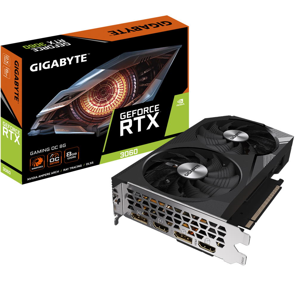 Placa video Gigabyte GeForce RTX 3060 GAMING OC 8G