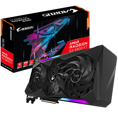 Placa video GIGABYTE AORUS Radeon RX 6800 XT MASTER 16GB GDDR6 256-bit