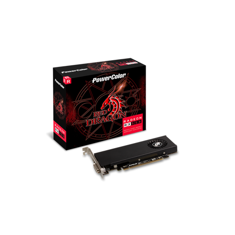 Placa video PowerColor Radeon RX 550 Red Dragon 4GB GDDR5 128-bit Low Profile