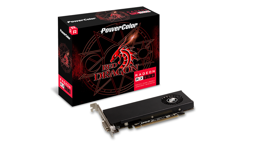 Placa video PowerColor Radeon RX 550 Red Dragon 4GB GDDR5 128-bit Low Profile
